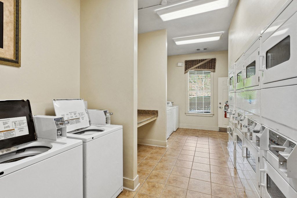 Laundry center at Longwood Vista Apartment Homes in Atlanta GA